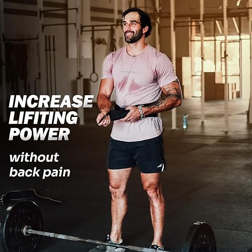 Miniatura 3 de ProFitness Cinturón de levantamiento de pesas  Cinturón de levantamiento de pesas premium para fitness funcional serio, cinturón de peso,