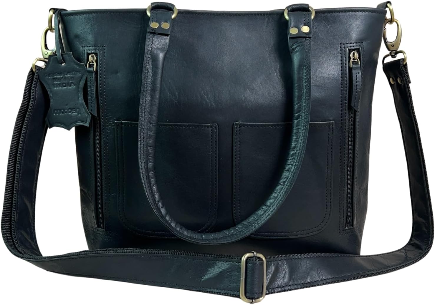 Madosh Womens Bag Casual Purse Shoulder Tote Genuine Leather Shopping Handbag Cross body Evening Satchel