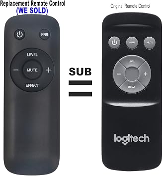 New Replacement Remote Control Compatible with Logitech Surround Sound Speaker System Z906