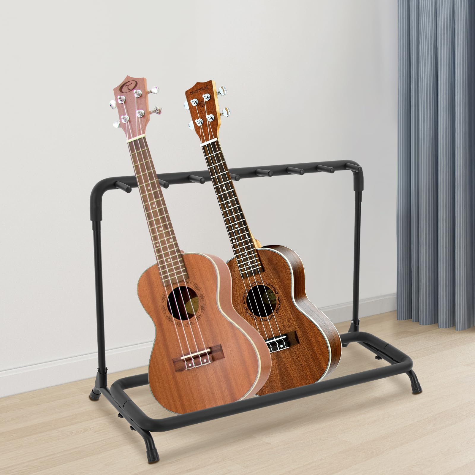 Soporte plegable de 7 posiciones para guitarra, soporte para guitarra acústica, guitarra occidental, guitarra eléctrica