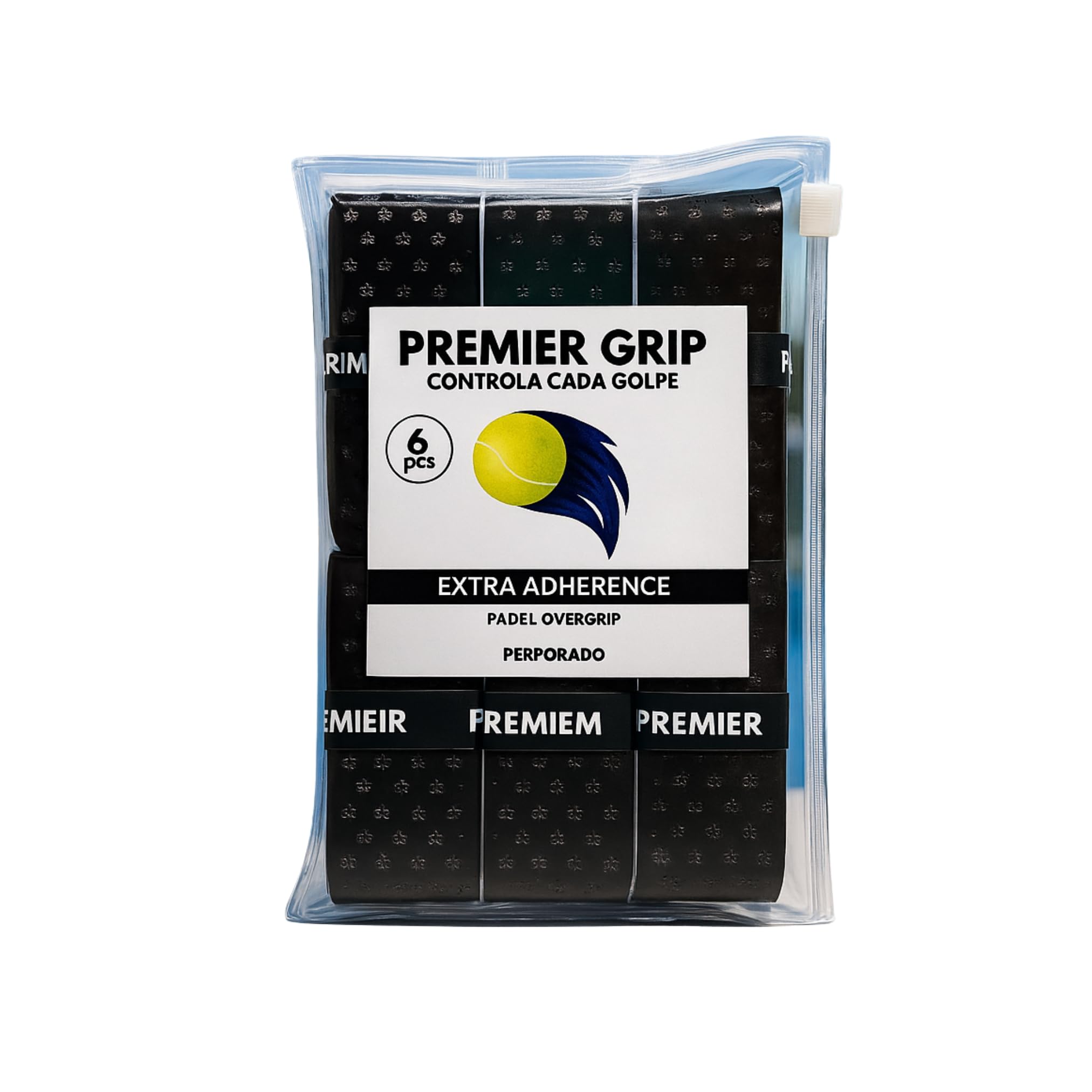 Grip Perforado Padel Overgrip Paquete 6/12 Unidades Antideslizante Absorción Sudor