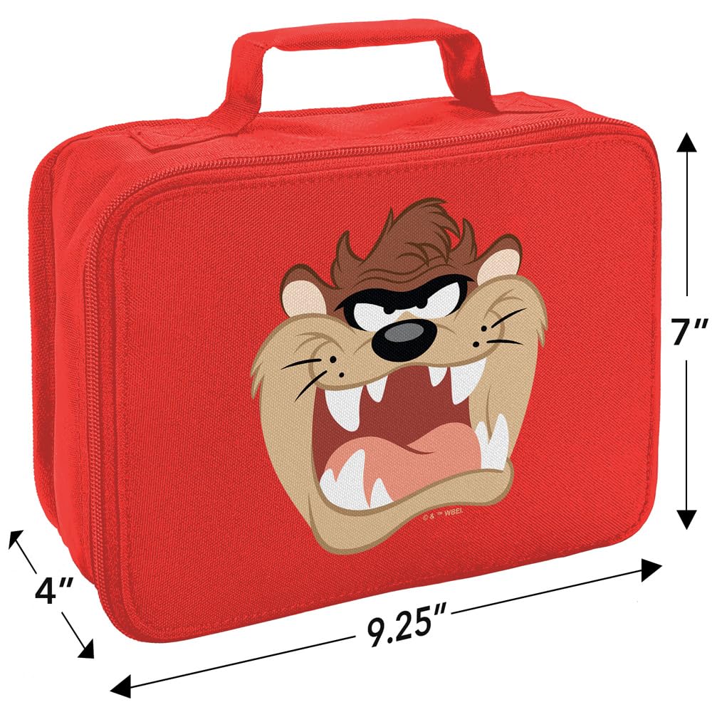 Amazon.com: LOGOVISION Looney Tunes Taz Insulated Soft Sided Lunch