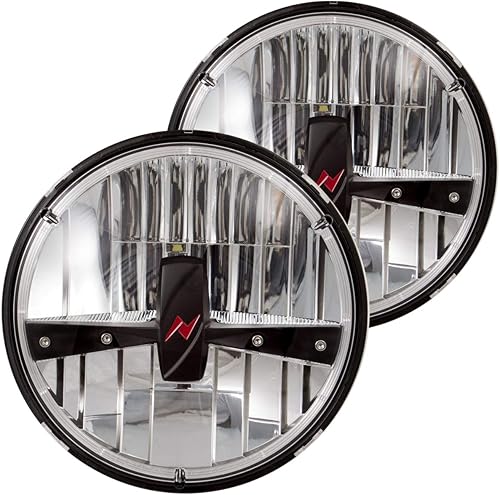 AnzoUSA 881036Negro 7 LED Faro Con AdaptadorPar
