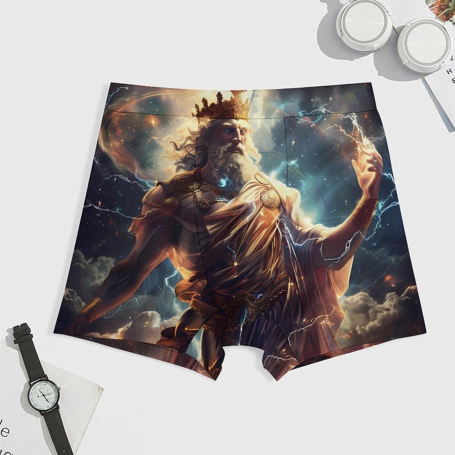 Zeus God Greek Mythology Men's Underwear Boxers Briefs for Men Stretch Shorts