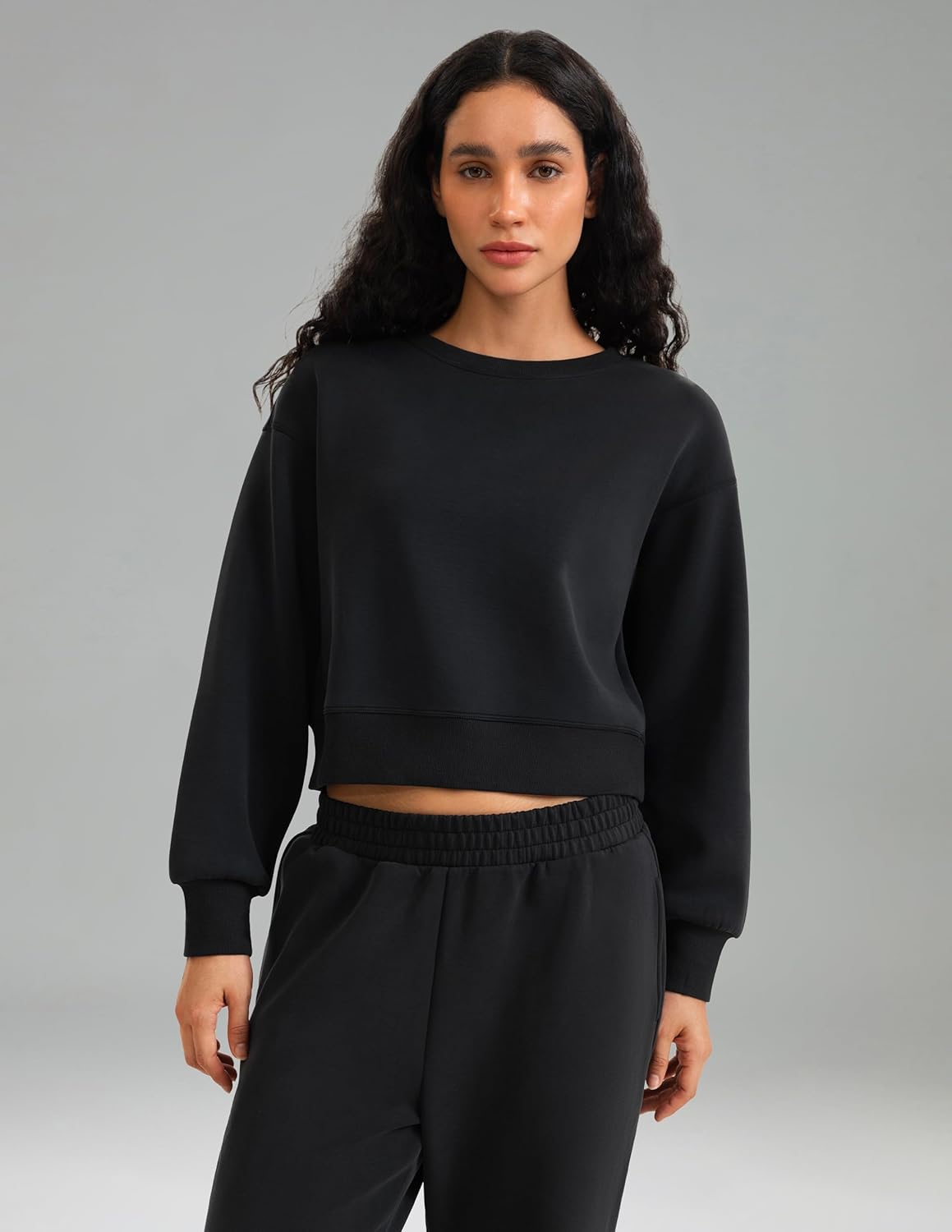 Colorfulkoala Velvra Modal Fleece Lined Pullover - Women's Soft & Warm Lounge Sweatshirt, Stylish Winter Tops - Image 3