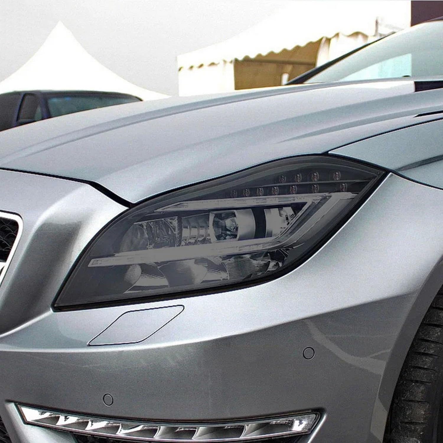 Film protection phare Mercedes CLS C218 C257 finition transparente