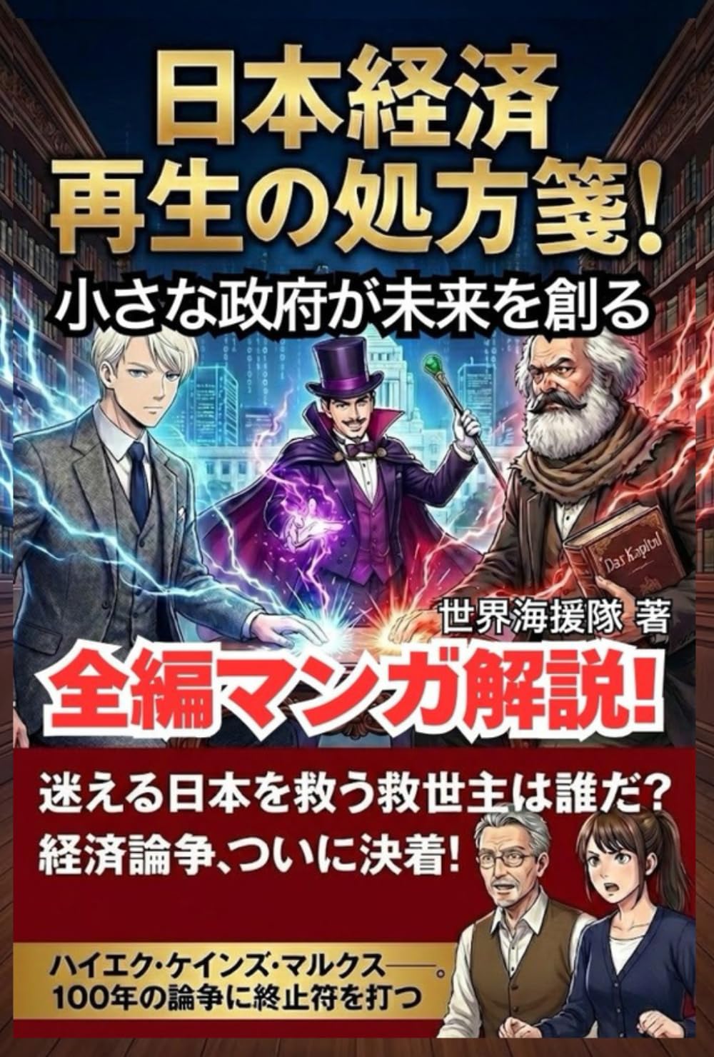 日本経済 再生の処方箋！「小さな政府」が未来を創る【全編マンガ解説】: 経済論争の決着！ハイエク・ケインズ・マルクス――迷える日本を救う救世主は誰だ？