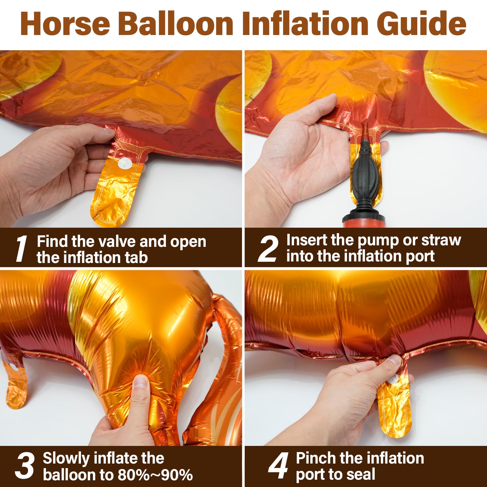 Ballons de décoration de fête de Cowboy, ballons de pistolet de Cowboy, chapeau de Cowgirl, ballons en aluminium de cheval, fournitures de décoration de fête d'anniversaire de Cowboy Rodeo