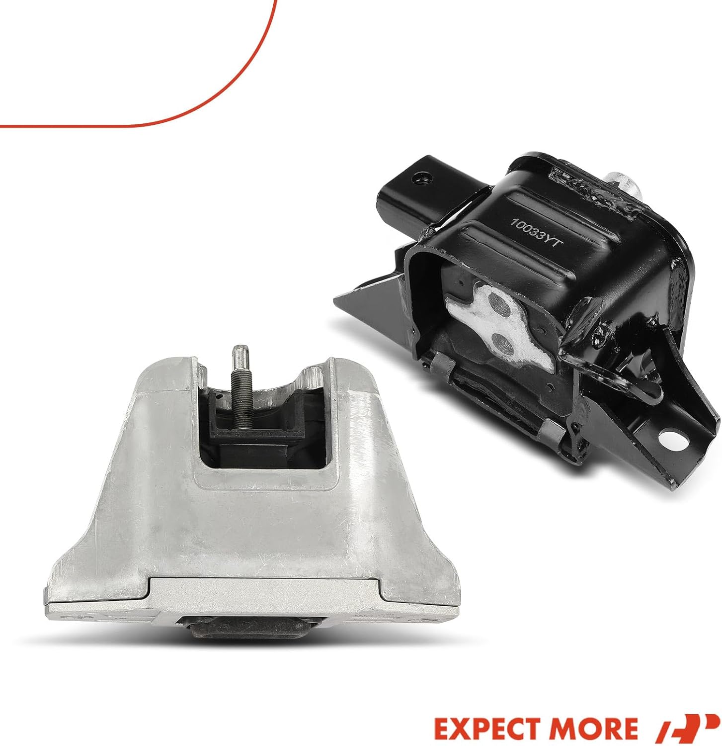 A-Premium 2PCS Engine Motor Mount and Transmission Mount Set Compatible with Hyundai Elantra 2017-2020, Elantra GT 2018-2020, Veloster 2019-2021, Veloster N, Kona & Kia Seltos, Hydraulic