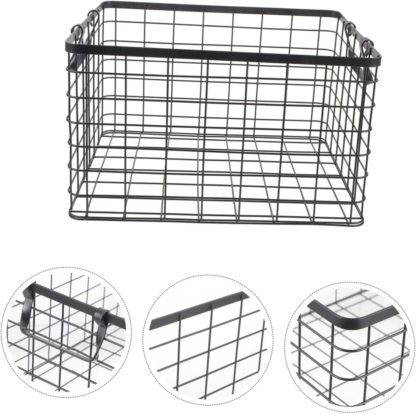 Stylish Wrought Iron Firewood Basket Large Storage Rack for Outdoor Firewood Logs