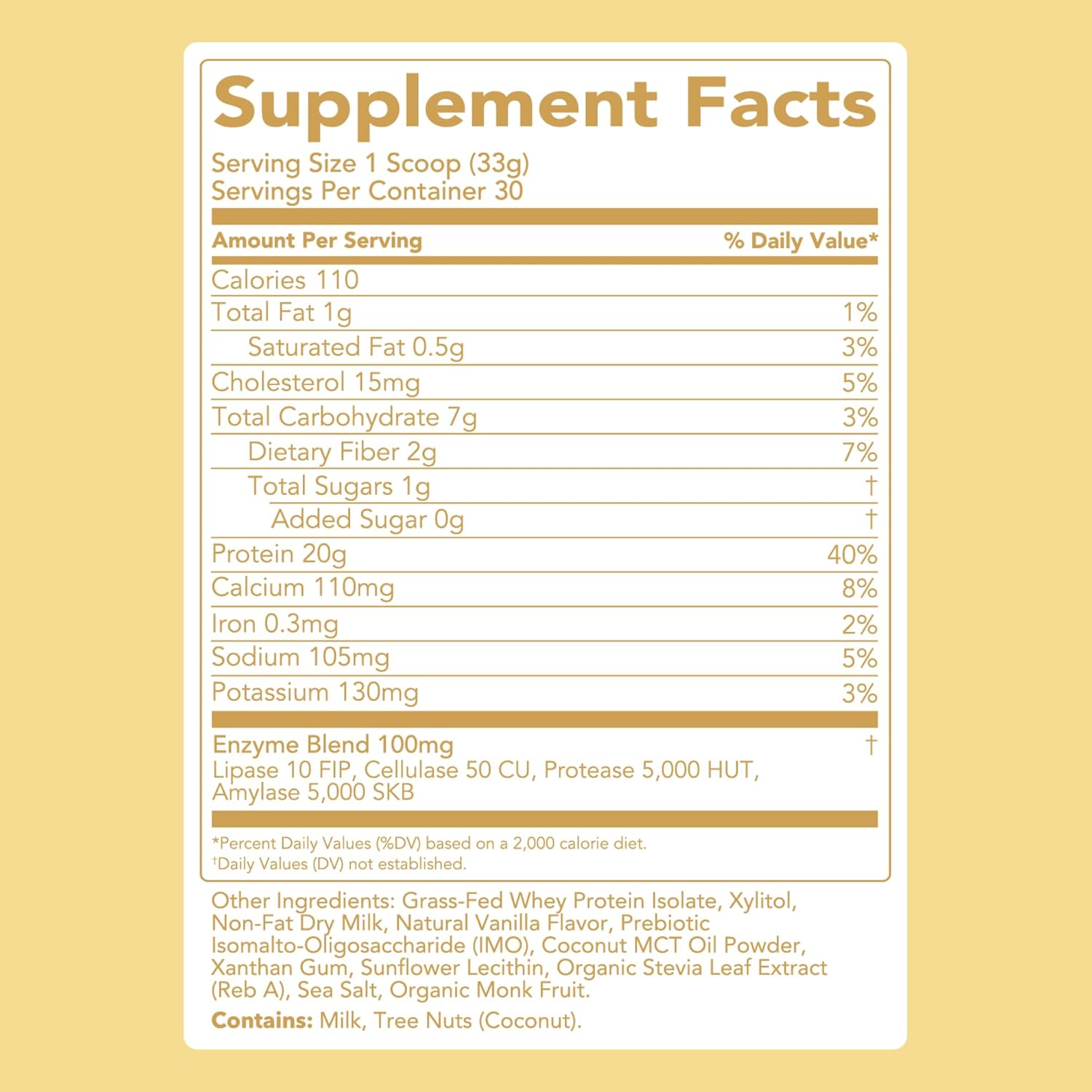 Clean Simple Eats Whey Protein Powder, Simply Vanilla Flavor Naturally Sweetened, 100% Grass Fed Protein Powder with Digestive Enzymes & No Artificial Ingredients, Gluten Free, 30 Servings - Image 3