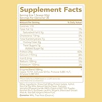 Vista 3 de Clean Simple Eats Proteína de suero en polvo de leche, sabor a vainilla simplemente naturalmente endulzada, 100% proteína alimentada con pasto