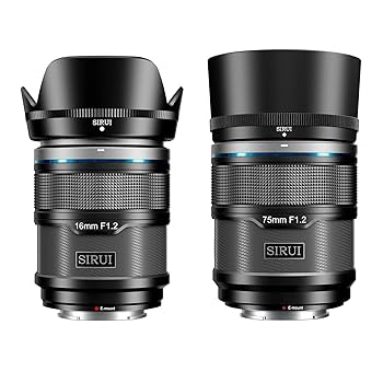 Amazon.com : SIRUI Sniper 16mm, 75mm Autofocus Lens Set, F1