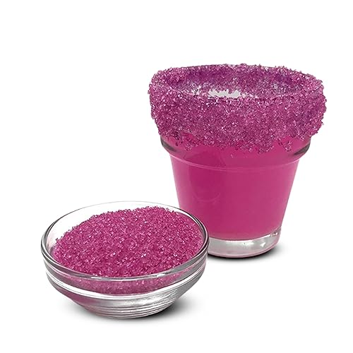 Miniatura 19 de Snowy River Purple Cocktail Sugar - Rimmer de cóctel morado de color natural certificado Kosher (botella de 2 onzas, cristal mediano) America,Brillo