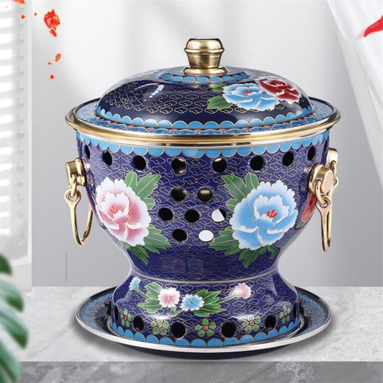 Amazon｜しゃぶしゃぶ鍋 火鍋 一人用小型銅鍋鍋中国の伝統的な鍋市販