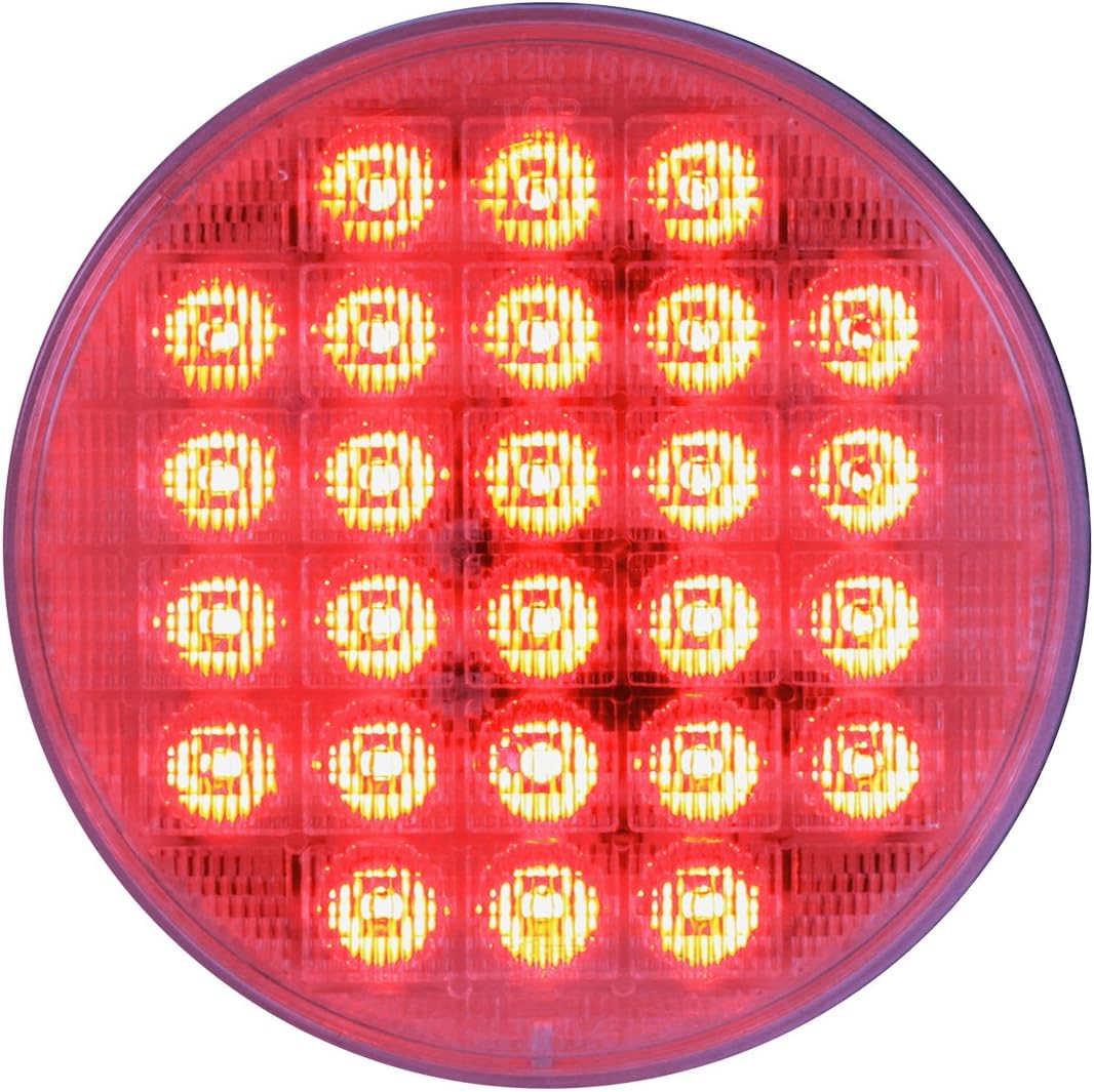 Grand General 74893 Red 4" Smart Dynamic LED Sealed Light