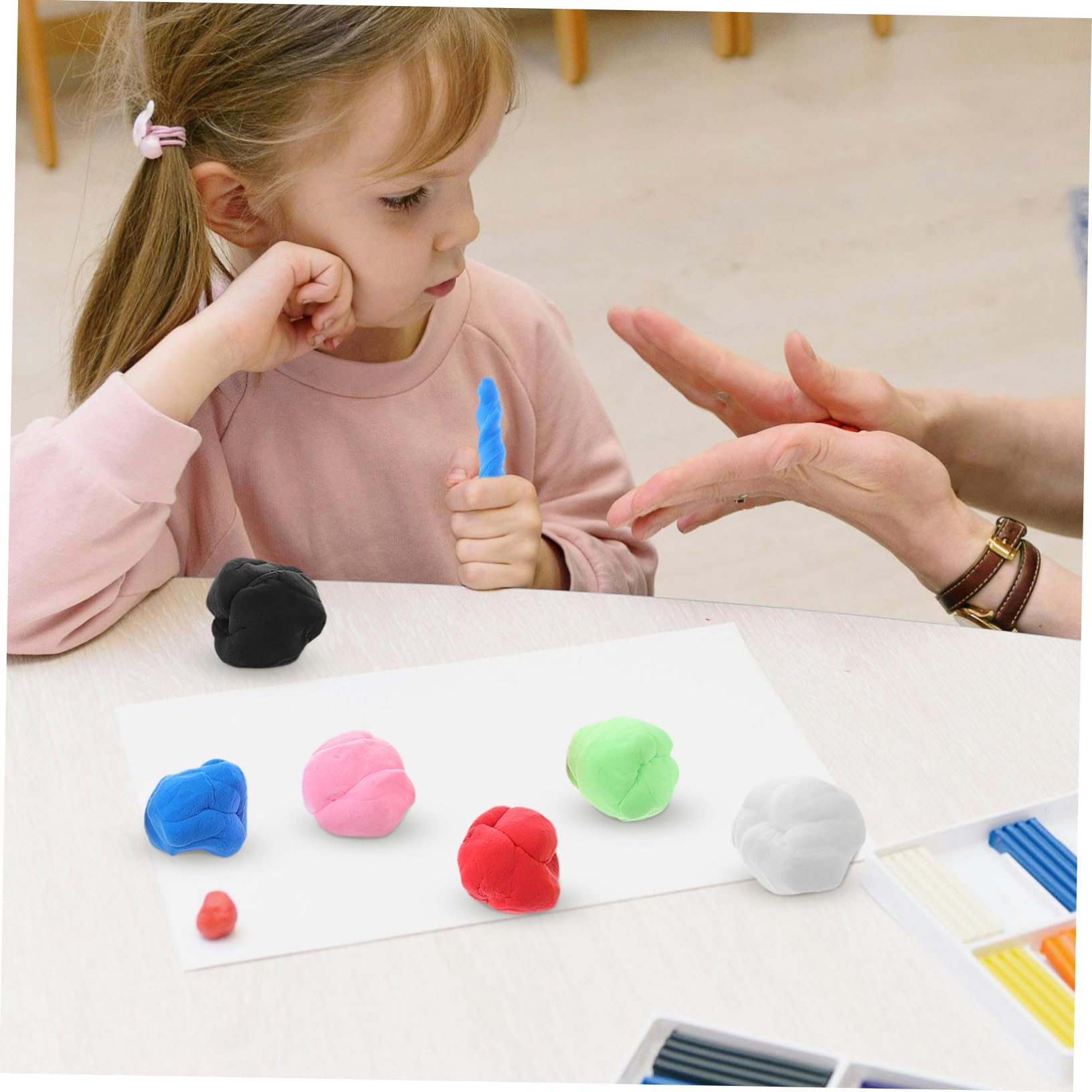 6bolsas Arcilla De Modelado Kit De Arcilla Moldeable De Secado Al Aire Colores Bricolaje Manualidades