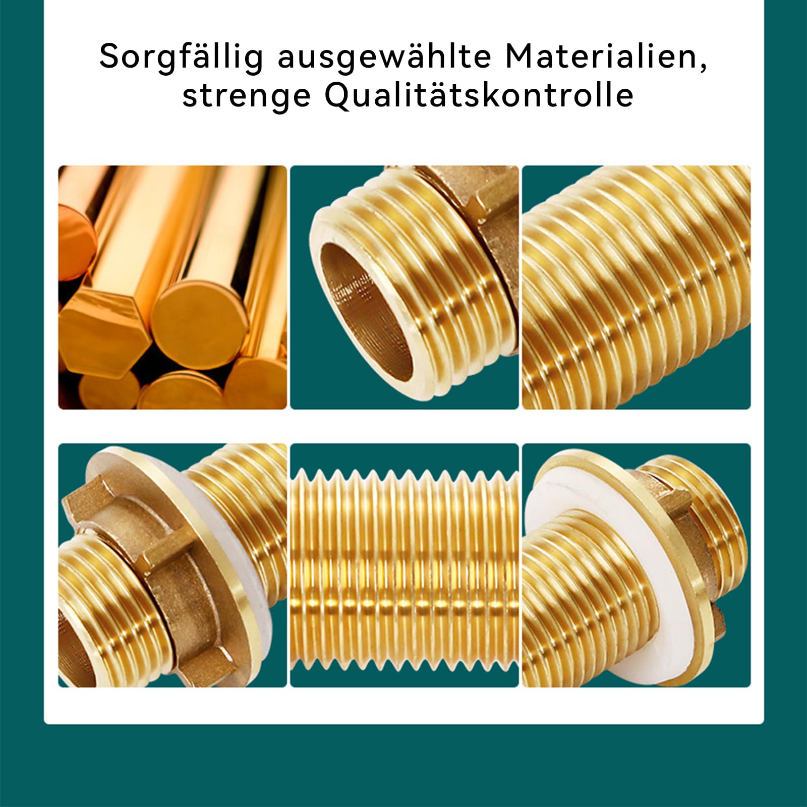 Passe Cloison Laiton 3/4 Raccord Passe-Réservoir 1/2 Aiyraa - Laiton Avec Joint Silicone, Étanche, Pour Citerne Eau Pluie, Pompe Et Irrigation Passe-paroi Laiton Passe Cloison Laiton 3/4 Raccord Passe-Réservoir 1/2 Aiyraa - Laiton Avec Joint Silicone, Étanche, Pour Citerne Eau Pluie, Pompe Et Irrigation Passe-paroi Laiton