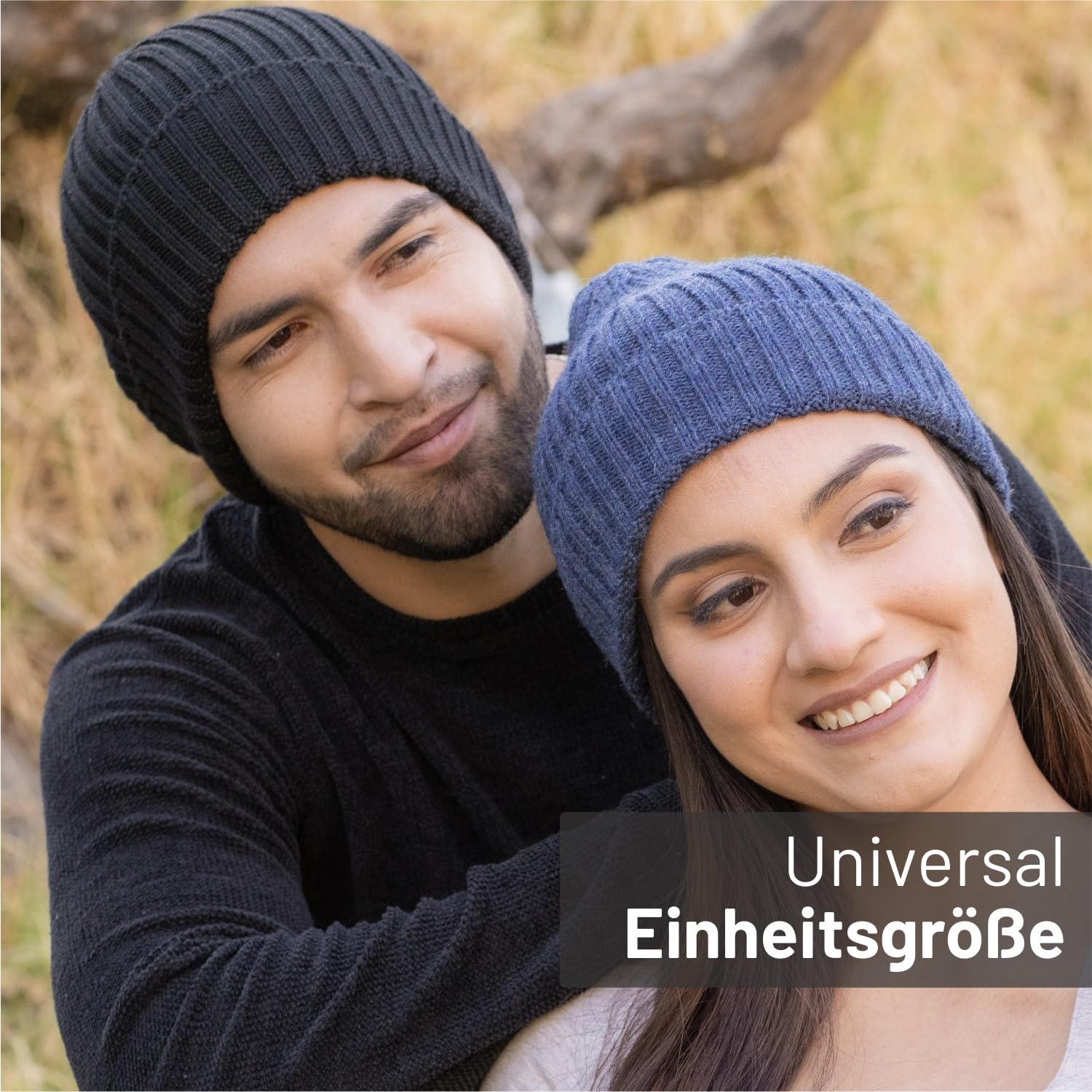 HANSA-FARM miękka damska i męska czapka w 100% z wełny alpaki, w ponad 14 kolorach - wysokiej jakości zimowa czapka z dzianiny / czapka wełniana Beanie, Beige - NFA02, jeden rozmiar