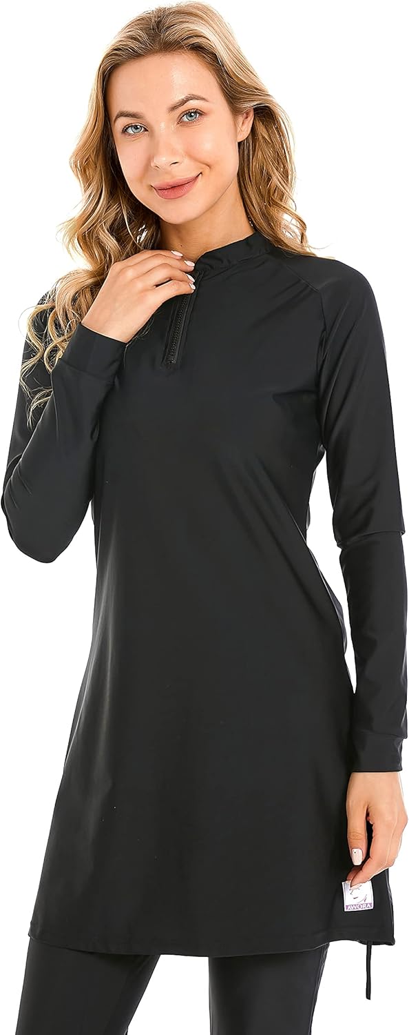 Muslim Swimsuit for Women and Girls Islamic Swimwear Modesty Burkini Beachwear Tankini