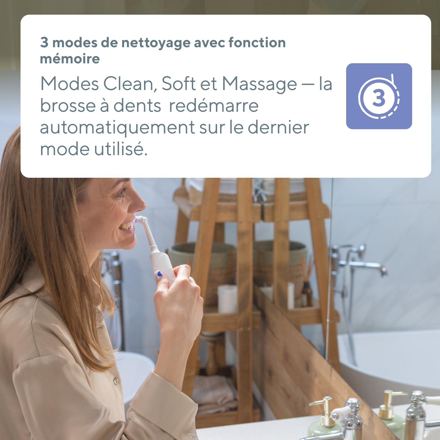 Brosse à Dents Rotative B.Well PRO-800 | 3 Modes & Autonomie 35 Jours | Qualité suisse, minuteur 2 minutes avec intervalle 30s, charge par induction & 2 brossettes, Noire