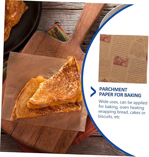 Miniatura 6 de SOLUSTRE Bolsas para cestas de alimentos, 200 hojas, papel para hornear a prueba de grasa, resistente al aceite, papel de envoltura para sándwiches