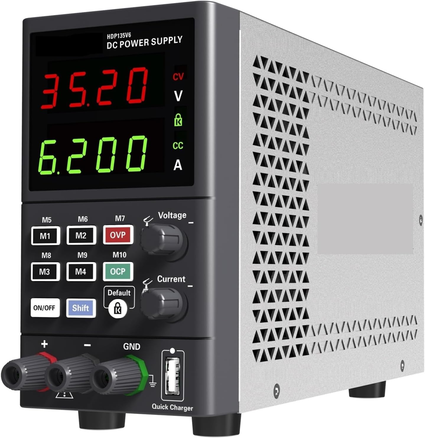 Amazon.com: PULME dc Power Supply 35V 6A Programmable DC Power Supply ...