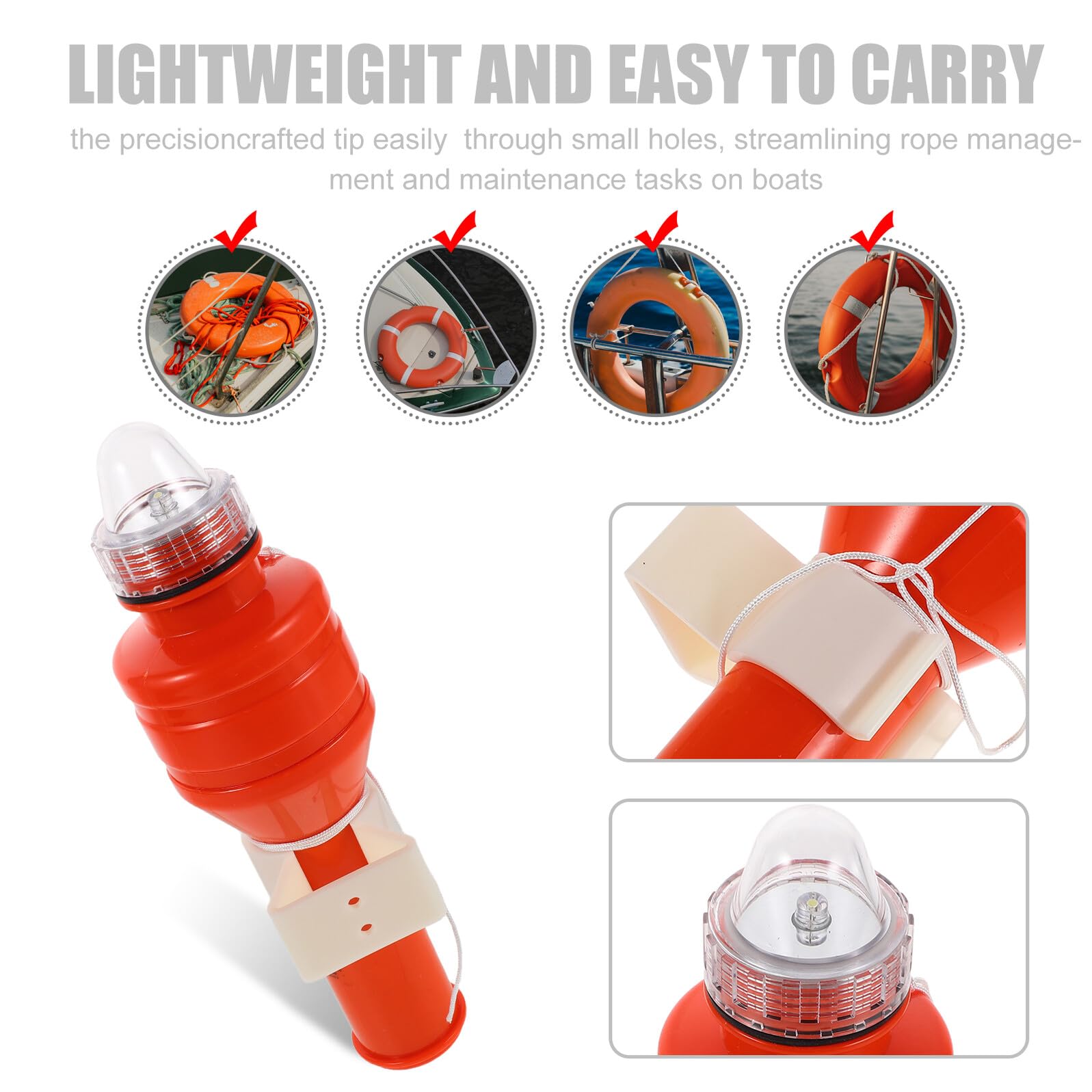 Lumière Flottante Auto-éclairante feu de de randonnée Lampe de randonnée à LED lumière de localisation de Survie éclairage Personnel de Secours Red