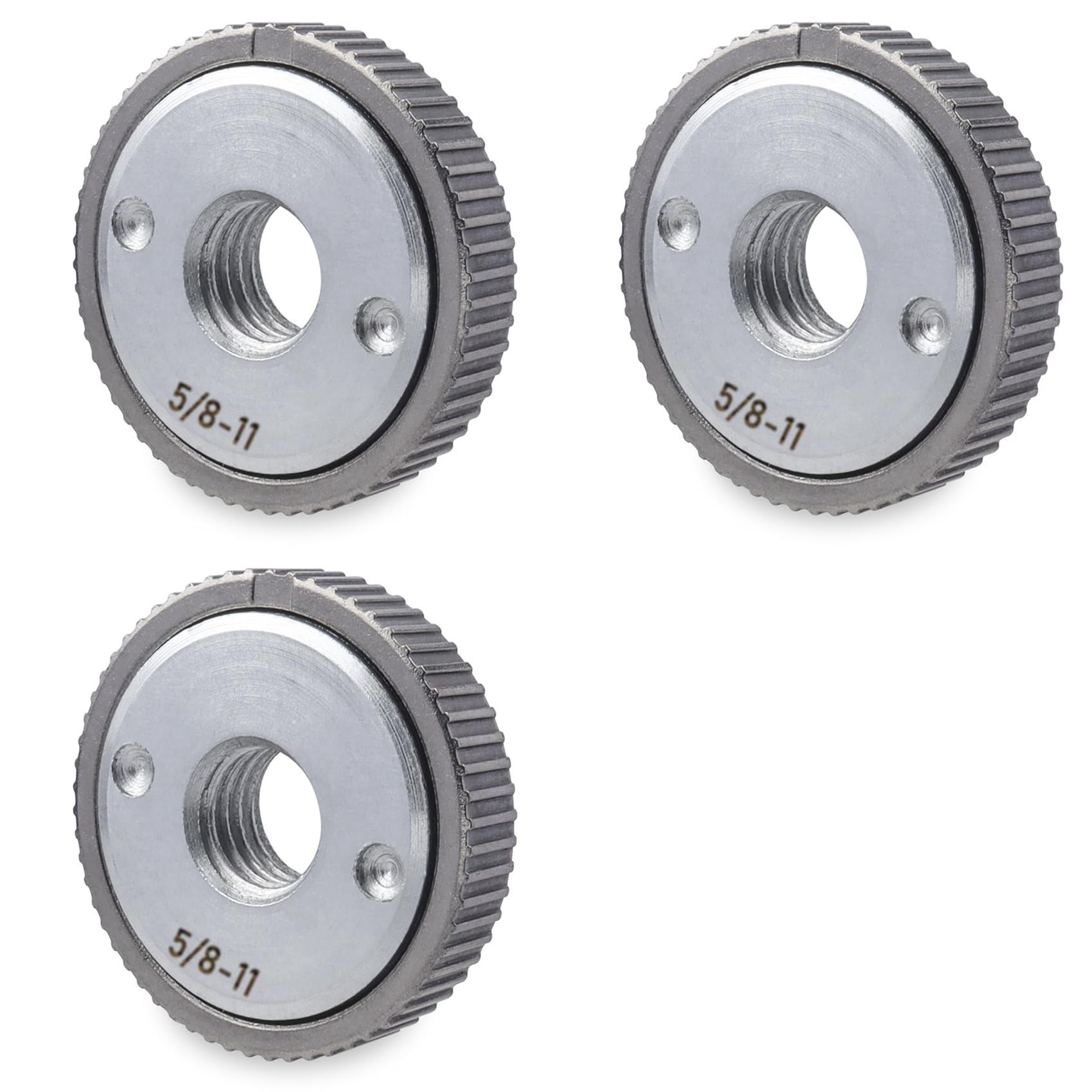 Jnchdghwa As Shown 3Pcs 5/8 Inch-11 Grinder Nut,Quick Release Angle Grinder Flange Nut Grinder Locking Nut For Angle Grinder
