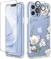 Vista 160 de GVIEWIN - Funda para iPhone 11 con protector de pantalla + protector de lente de cámara, cubierta protectora transparente suave de poliuretano