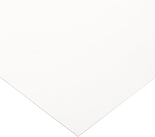 Celtec Expanded PVC Sheet, Satin Smooth Finish, 3mm Thick, 24" Length x 48" Width, White