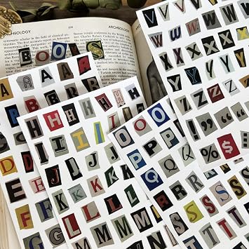 181pcs/4 Sheets الإنجليزية الأبجدية رقم رمز التسمية ملصق حزمة خمر سكرابوك ملصقات الجمالية Journaling ملصق رسائل غير المرغوب فيه مجلة Scrapbook مستلزمات عدة ملصقات الرسالة لسكرابوكينغ