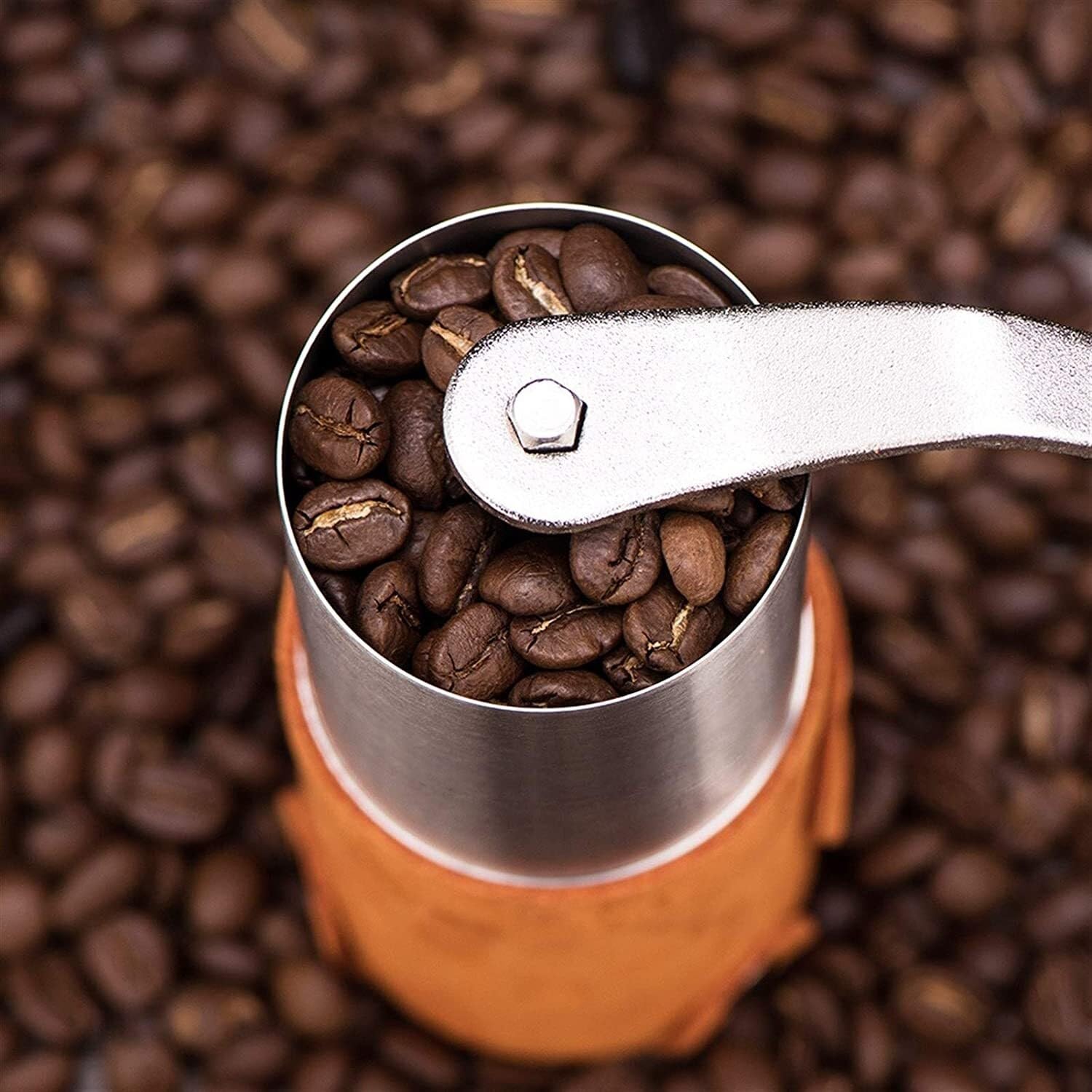 Molinillo de Café Molino de Café Molinillo De Café Manual, Molinillo De Café Portátil Con Manivela, Mini Molinillo Negro, Molinillo De Café Individual Molinillo Cafe Molinillos de Café ( Color : A , S