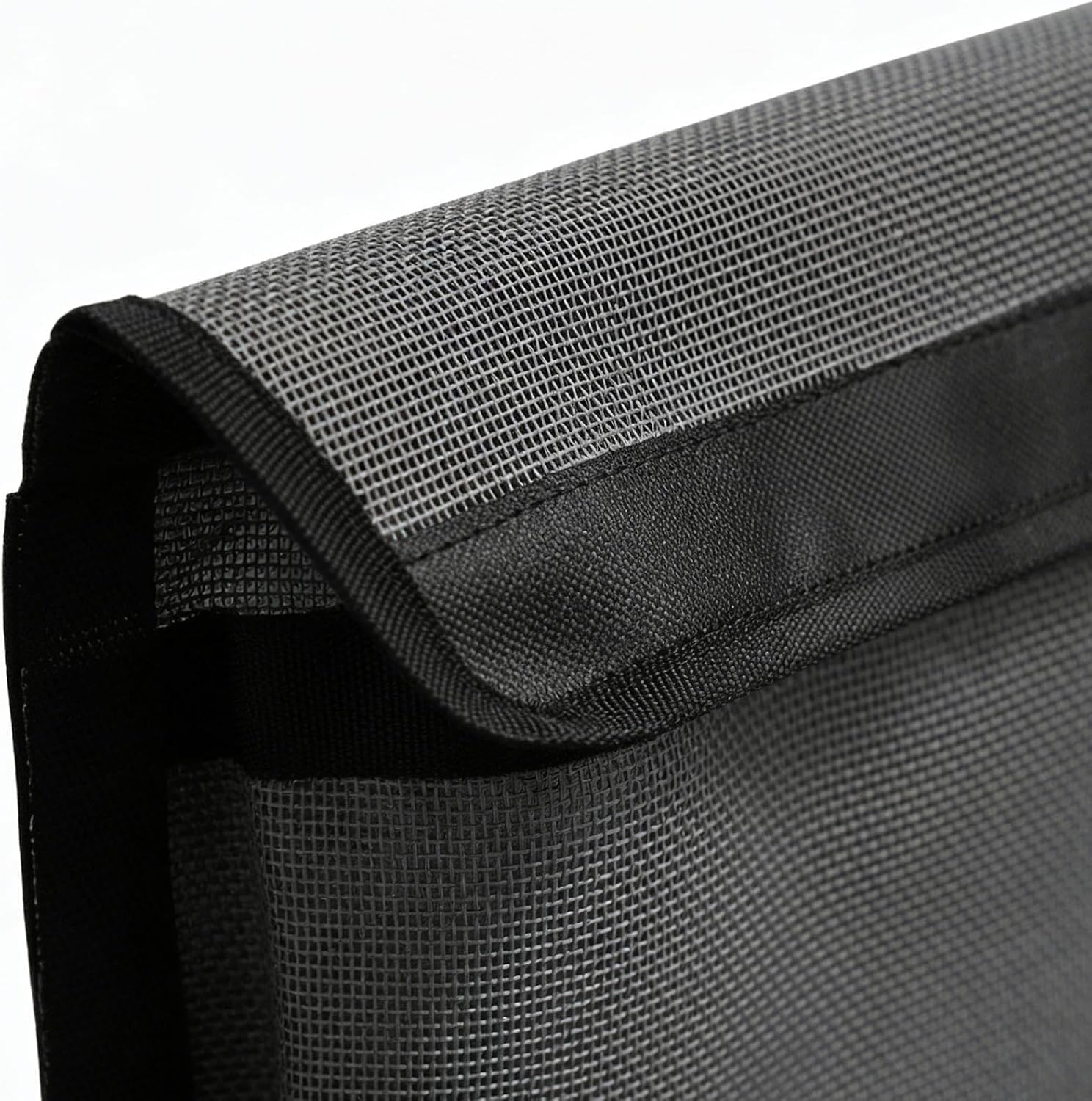 Boat Mesh Bag Float Reel Tools Organizer | 13.7x9.8x1.18in Hook-Loop Closure Self Adhesive Mesh Storage Bag for Outdoor Water Transport