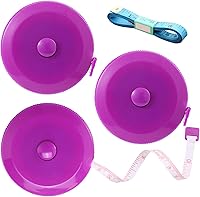 Vista 9 de Cinta métrica retráctil, cinta métrica de tela, cinta métrica de costura pequeña de 60 pulgadas para manualidades, enfermería, viajes médicos Verde