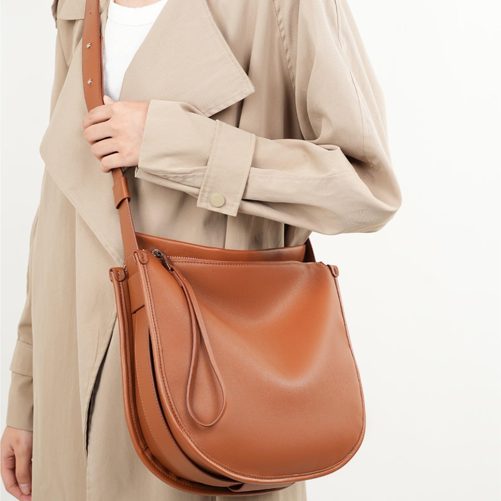 Bolsos Holgados Bolso De Mano Suave Y Espacioso, Tipo Bandolera, For Mujer, For El Día A Bolso de Noche