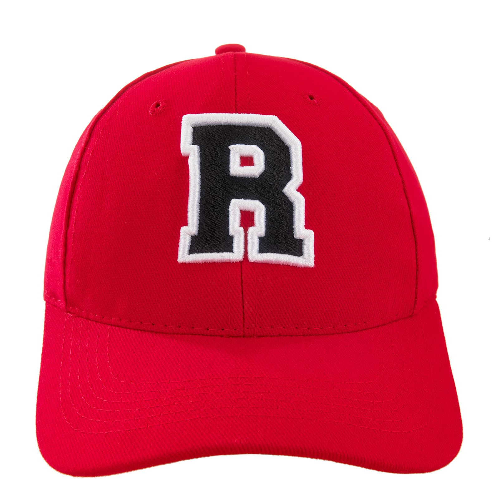 4Sold Boys R Kids Casual Cotton Baseball Cap Alphabet A-Z Ed Caps Black Lette Snap Back Hat Hats Snapback