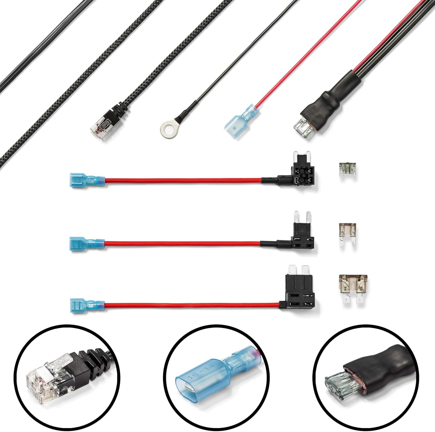 Radar Mount Mirror Mount + Direct Wire for Uniden Radar Detectors - DFR7 R3 R4 R7 R8 (4001209)