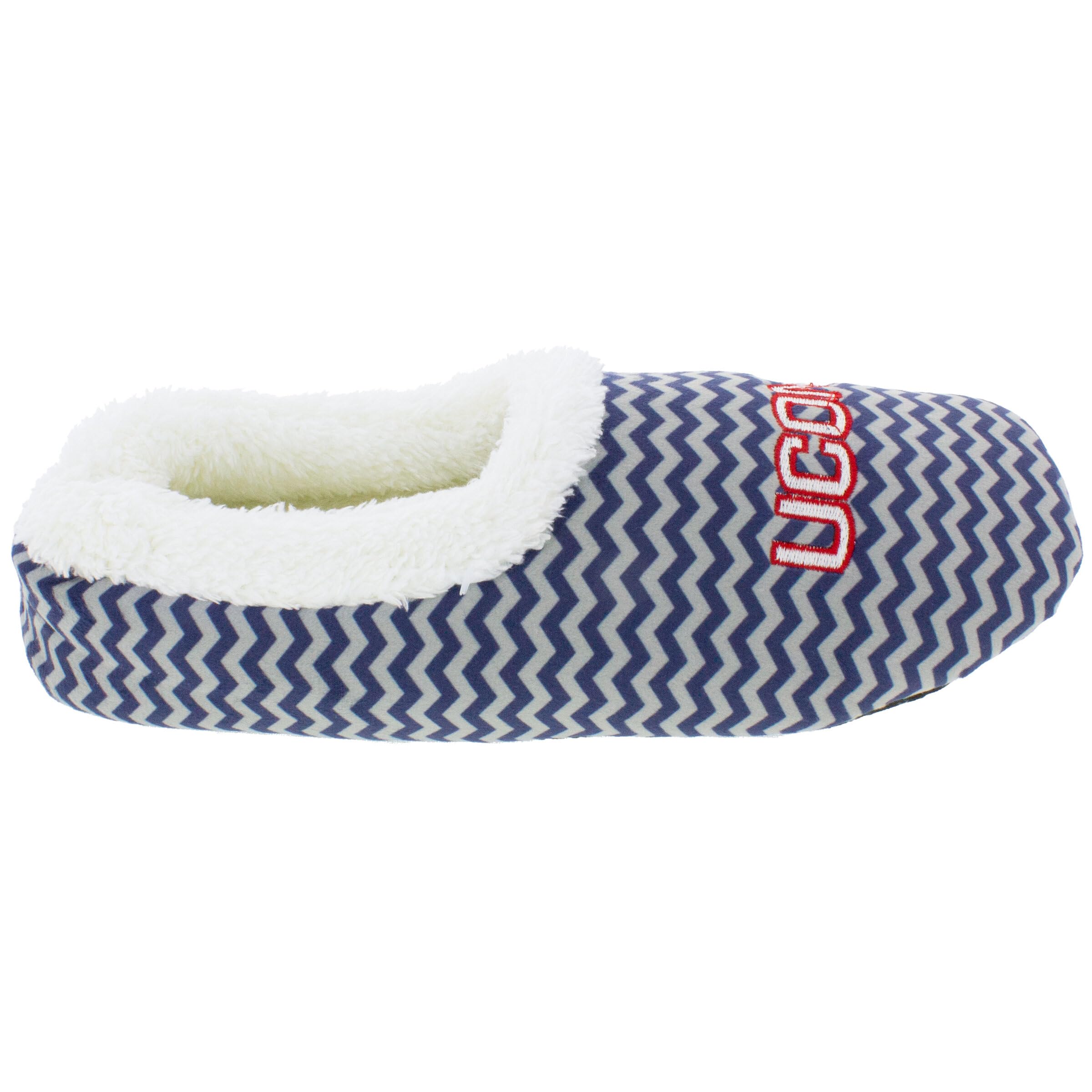 Comfy Feet Everything Comfy UConn Huskies Chevron Slip On Slipper MD