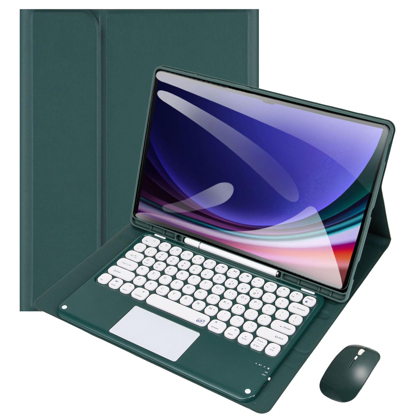 Amazon.co.jp: キーボードケースとマウス Samsung Galaxy Tab S9 Ultra 