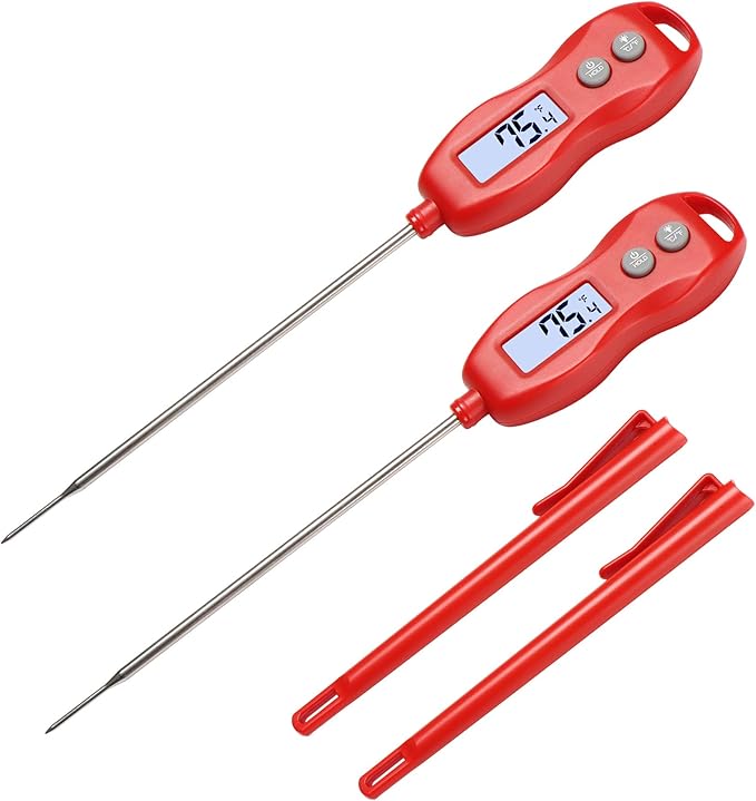 Review 2 Pack Instant Read Digital Meat Thermometer AIMILAR AY6001R2