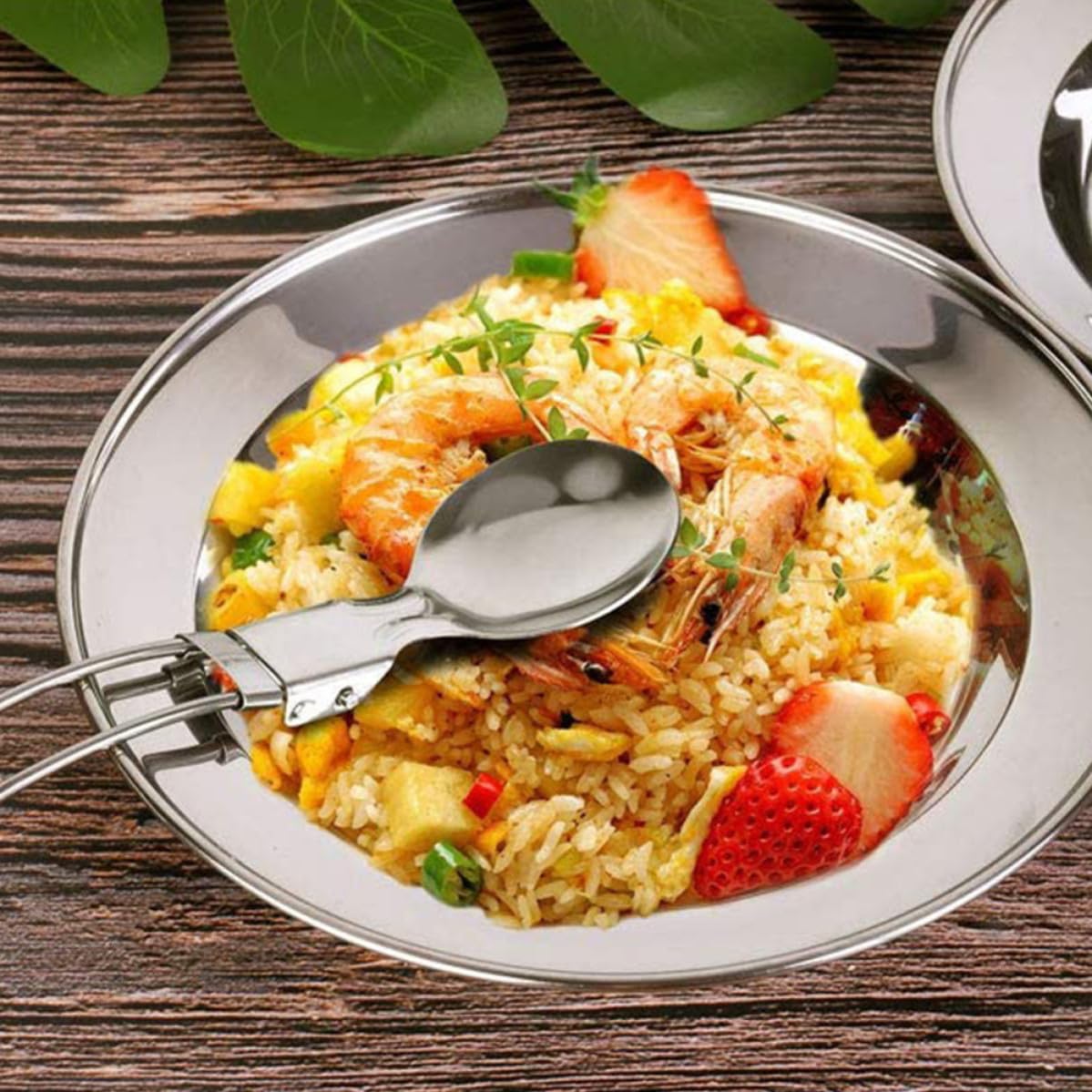 Ensemble Cuisine de Randonnée pour 2 à 3 Personnes, Noir