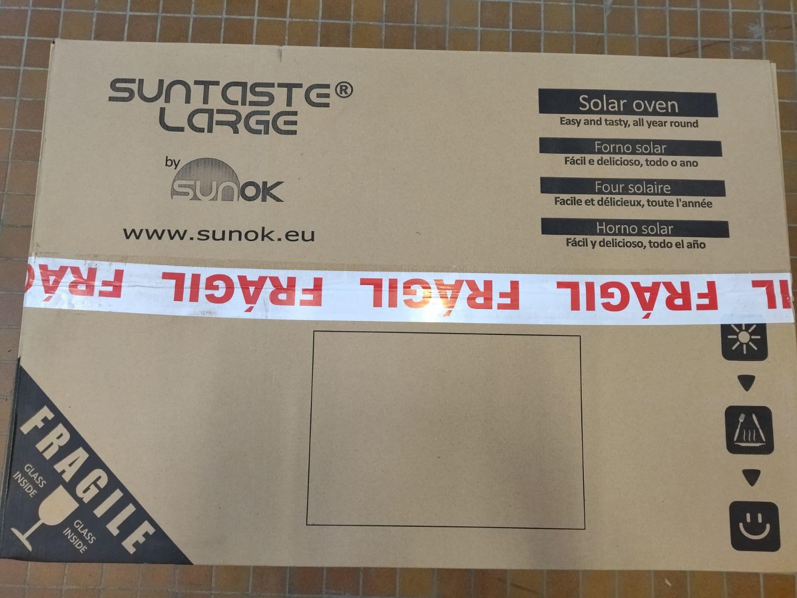 Four solaire SunTaste 200 XL Transportable pour 6 Personnes Camping Famille Toute Saison