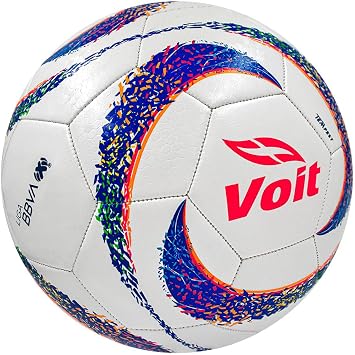 Voit Soccer Ball No. 5 Liga MX Apertura 2023 Tempest, White/Blue/Pink: Recreational USE ONLY
