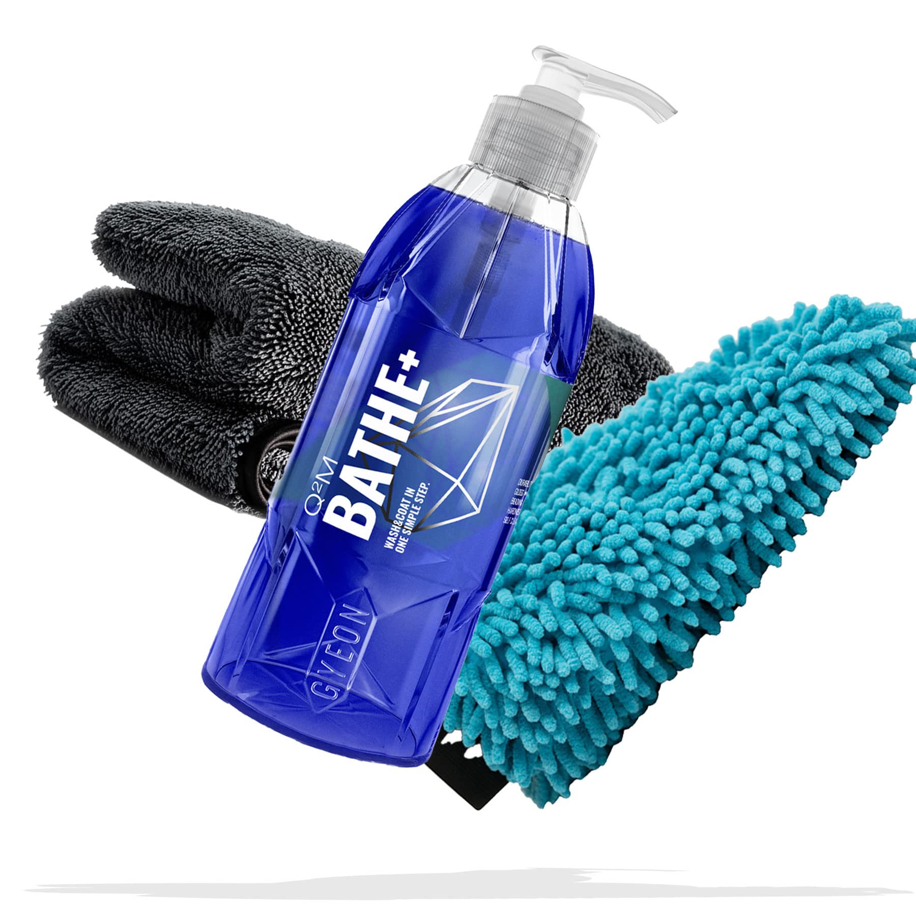 detailmate GYEON Q²M Bathe+ shampoo per auto + guanto + panno in microfibra 1000 GSM