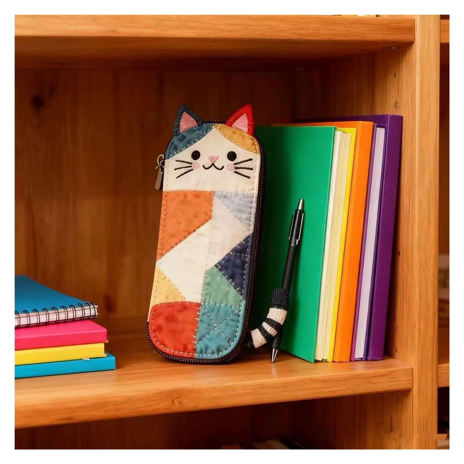Astuccio patchwork for la scuola