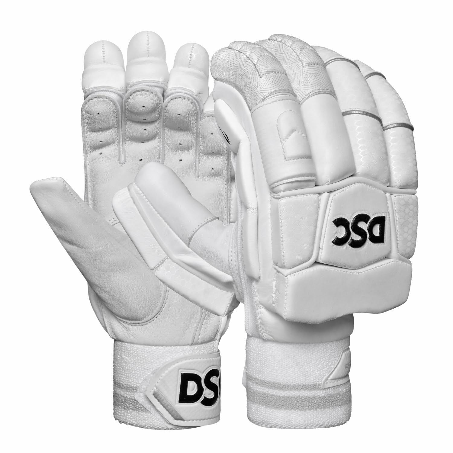 DSC Pro Player Cricket Batting Gloves for Mens, Color - White, Size - Youth, Left Hand-image-29