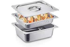 Ferraycle Perforated Pans and Lids Steam Table Tray