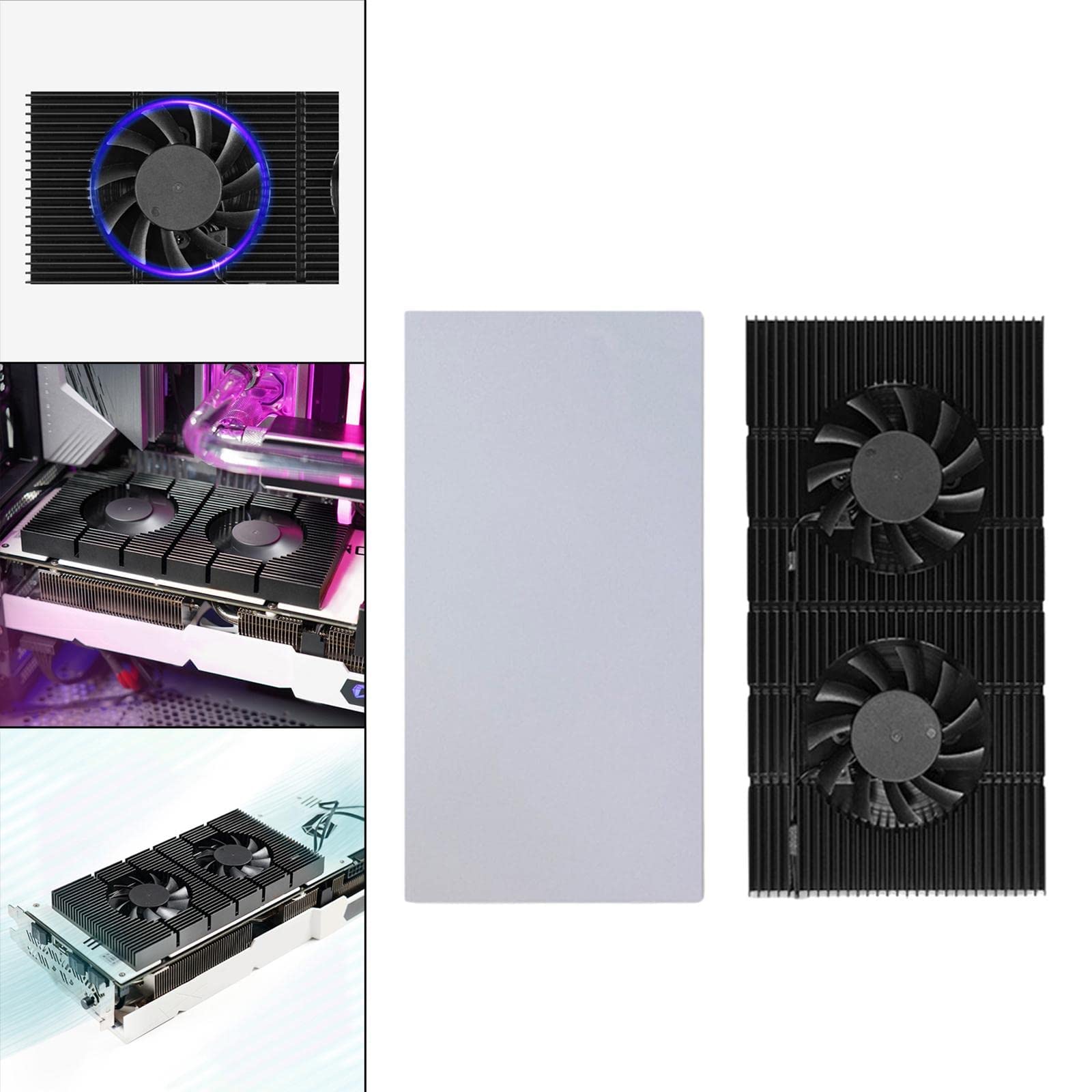 zalati Fond de panier dissipateur thermique pour carte graphique RTX 3090 3080 3070 Series Card