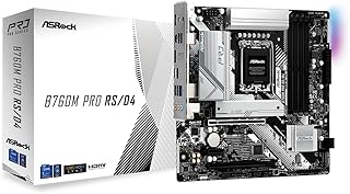 ASRock マザーボード B760M Pro RS/D4 Intel 第12世代 ・ 13世代 CPU ( LGA1700 )対応 B760チップセット DDR4 Micro ATX マザーボード 【国内正規代理店品】
